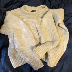 Banana Republic Cream Crewneck Sweater